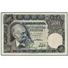 500 Pesetas. 15 Noviembre 1951. Benlliure. Serie C. (Manchitas del tiempo y pequeña rotura en margen