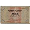 1.000 Pesetas. 20 Mayo 1938. Púlpito de San Agustín. (Roturas en margen izquierdo). Ed-D35. MBC+. <b