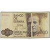 Image 1 : 5.000 Pesetas. 23 Octubre 1979. Juan Carlos I. ERROR franjas verticales sin imprimir debido a doblez