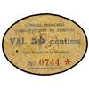 Image 1 : 50 Cèntims. S/F. C.M. d´AIGUESBONES DE MONTBUI. Cartón. ESCASO. AT-26; T-41. MBC. PAPER MONEY