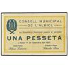 Image 1 : 1 Pesseta. 11 Setembre 1937. C.M. de l´ALBIOL. ESCASO. AT-68; T-91. MBC+. PAPER MONEY OF THE C