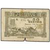 Image 1 : 50 Cèntims. 1 Juny 1937. Aj. d´ALCANAR. (Pequeñas roturas y sucio). ESCASO. AT-74a; T-97a. MBC-. <br