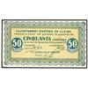 Image 1 : Lote 2 billetes 25 y 50 Cèntims. 20 Juny 1937. Aj. d´ARTESA DE LLEIDA. (El de 50 Cèntims, pequeño do