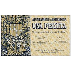 Lote 13 billetes 10 (4), 15 (4), 50 Cènitms (2), 1 y 1,50 Pessetes (2). 13 Maig, 30 Setembre y 2 Des