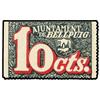 Image 1 : 10 Cèntims. S/F. Aj. de BELLPUIG. Cartulina. ESCASO. AT-382; T-455. MBC+. PAPER MONEY OF THE C