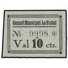 Image 1 : 10 Cèntims. S/F. C.M. de LA BISBAL. ESCASO. AT-450; T-544. EBC. PAPER MONEY OF THE CIVIL WAR: