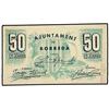 Image 1 : 50 Cèntims. S/F. Aj. de BORREDÀ. (Leve doblez en esquina). AT-503a; T-593a. SC. PAPER MONEY OF