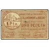 Serie 3 billetes 25, 50 Cèntims y 1 Pesseta. 11 Maig 1937. Aj. de BREDA. AT-533/535; T-623/625. BC+