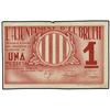 Image 1 : Lote 4 billetes 25, 50 Cèntims (2) y 1 Pesseta. Setembre 1937. Aj. d´EL BRUCH. A EXAMINAR. AT-540b,