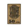 Image 1 : 50 Cèntims. 1 Maig 1937. Aj. de CAPELLADES. Cartón. (Algo sucio). ESCASO. AT-650; T-771. MBC+. <br /