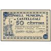 Image 1 : 50 Cèntims. 21 Maig 1937. C.M. de CASTELLGALÍ. AT-730c; T-854c. SC. PAPER MONEY OF THE CIVIL W