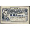 Image 1 : Lote 3 billetes 25 Cèntims y 1 Pesseta (2). 8 MAig 1937. C.M. de CERVELLÓ. (Algo sucios). AT-808/809
