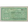 Image 1 : 25 Cèntims. S/F. Aj. de COLLBATÓ. AT-854;T-990. MBC+. PAPER MONEY OF THE CIVIL WAR: CATALUNYA