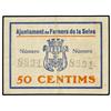 Image 1 : 50 Cèntims. 3 Juny 1937. Aj. de FARNERS DE LA SELVA. AT-992; T-1146. MBC+. PAPER MONEY OF THE