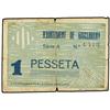 Image 1 : 1 Pesseta. Setembre 1937. Aj. de GISCLARENY. (Roturas). MUY ESCASO. AT-1134; T-1312. MBC-. PAP