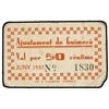 Image 1 : 50 Cèntims. Juny 1937. Aj. de GUIMERÀ. Cartón. ESCASO. AT-1218; T-1395. MBC. PAPER MONEY OF TH