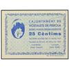Image 1 : 25 Cèntims. 25 Maig 1937. Aj. d´HOSTOLETS DE PIEROLA. Sin numeración. AT-1247; T-1434. EBC. PA