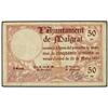 Image 1 : 50 Cèntims. 26 Maig 1937. Aj. de MALGRAT. ESCASO. AT-1407; T-1607. MBC. PAPER MONEY OF THE CIV