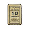 Image 1 : 10 Cèntims. 8 Novembre 1937. Aj. de MONTBLANC. Cartón. AT-1542; T-1770. MBC. PAPER MONEY OF TH