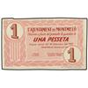 Image 1 : Lote 3 billetes 25, 50 Cèntims y 1 Pesseta. 14 Setembre 1937. Aj. de MONTMELÓ. 1 Pesseta y 25 Cèntim