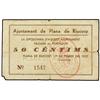Image 1 : 50 Cèntims. 1 Febrer 1937. Aj. de PLANA DE RIUCORP. (Reparaciones y roturs). ESCASO. AT-1858; T-2152
