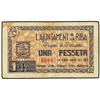 Image 1 : 1 Pesseta. Juny 1937. Aj. de LA RIBA. AT-2098; T-1814. MBC. PAPER MONEY OF THE CIVIL WAR: CATA