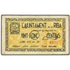 Image 1 : 25 Cèntims. Juny 1937. Aj. de LA RIBA. AT-2100; T-1816. MBC. PAPER MONEY OF THE CIVIL WAR: CAT