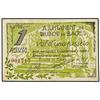 Image 1 : 1 Pesseta. Juliol 1937. Aj. de RIUDOR DE BAGES. AT-2172; T-2509. MBC+. PAPER MONEY OF THE CIVI
