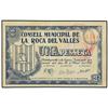 Image 1 : 1 Pesseta. 16 Abril 1937. C.M. de LA ROCA DEL VALLÈS. AT-2174; T-2511. MBC+. PAPER MONEY OF TH