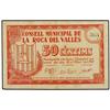 Image 1 : 50 Cèntims. 16 Abril 1937. C.M. de LA ROCA DEL VALLÈS. AT-2175c; T-2512c. MBC+. PAPER MONEY OF