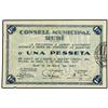 Image 1 : Lote 2 billetes 0,50 y 1 Pesseta. 14 Maig 1937. C.M. de RUBÍ. AT-2225; T-2566, 2567. MBC+ y EBC-. <b