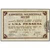 Image 1 : Lote 3 billetes 50 Cèntims y 1 Pesseta (2). 14 Maig 1937. C.M. de RUBÍ. AT-2226, 2227; T-2567, 2568.