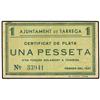 Image 1 : Lote 3 billetes 25, 50 Cèntims y 1 Pesseta. Febrer y Juny 1937. Aj. de TÀRREGA. AT-2441, 2442a, 2443