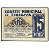 Image 1 : Lote 2 billetes 10 y 15 Cèntims. 15 Noviembre 1937. C.M. de TERRASSA. AT-2458; T-2459; T-2849a; 2850