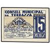 Image 1 : Lote 2 billetes 10 y 15 Cèntims. 15 Novembre 1937. C.M. de TERRASSA. AT-2458a, 2459a; T-2849a, 2850a
