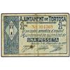 Image 1 : Lote 2 billetes 25 Cèntims y 1 Pesseta. 9 Novembre 1937. Aj. de TORTOSA. (El de 25 Cèntims, reparaci