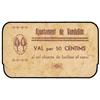 Image 1 : 50 Cèntims. S/F. Aj. de VANDELLÓS. Cartulina. (Algo sucio). ESCASO. AT-2707a; T-3123a. MBC. PA