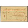 Image 1 : 1 Pesseta. Maig 1937. Aj. de VILADECAVALLS. Cartulina. AT-2770; T-3203. SC. PAPER MONEY OF THE