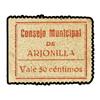 Image 1 : 50 Céntimos. S/F. C.M. de ARJONILLA (Jaén). (Algo sucio). Mont-192B. MBC. PAPER MONEY OF THE C