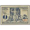 Image 1 : 1 Peseta. S/F. C.M. de CONQUISTA (Córdoba). (Pequeña rotura). Mont-542C. MBC+. PAPER MONEY OF