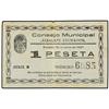 Image 1 : Lote 2 billetes 50 Céntimos y 1 Peseta. 15 Junio 1937. C.M. de ALBALATE LUCHADOR (Teruel). (50 Cénti
