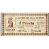 Image 1 : Lote 2 billetes 50 Céntimos y 1 Peseta. Agosto 1937. C.M. de MONZÓN (Huesca). Sin Serie. Miont-967E