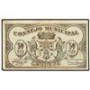 Image 1 : 50 Céntimos. S/F. C.M. de CAUDETE (Albacete). ESCASO. Mont-507B. MBC+. PAPER MONEY OF THE CIVI