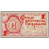 Image 1 : Serie 3 billetes 25, 50 Céntimos y 1 Peseta. 1 Octubre 1937. C. PROVINCIAL DE BADAJOZ. Mont-214A, B,