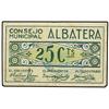 Image 1 : 25 Céntimos. 20 Agosto 1937. C.M. de ALBATERA (Alicante). MUY ESCASO. Mont-51A; TV-46. MBC+. P