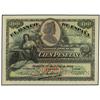 Image 1 : Prueba 100 Pesetas. 15 Julio 1907. ´´ SPECIMEN ´´ en taladro. Numeración 0.000.000. Ed-No cat; LB-10