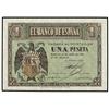 Image 1 : 1 Peseta. 30 Abril 1938. Serie I. (Manchita de tinta en margen del reverso). Ed-D29a; LB-230a. EBC.