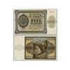 Image 1 : Lote 2 Pruebas de anverso y reverso 1.000 Pesetas. 21 Noviembre 1936. Alcázar de Toledo. Numeración