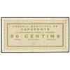 Image 1 : 50 Cèntims. S/F. C.M. de CAPAFONTS. RARO. AT-648a; T-759a. EBC-.