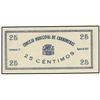 Image 1 : 25 Céntimos. Agosto 1937. C.M. de CARBONERAS (Almería). Mont-448A. SC.